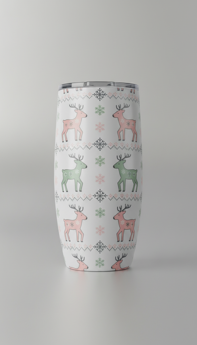 Seasonal Animal Print Tumbler