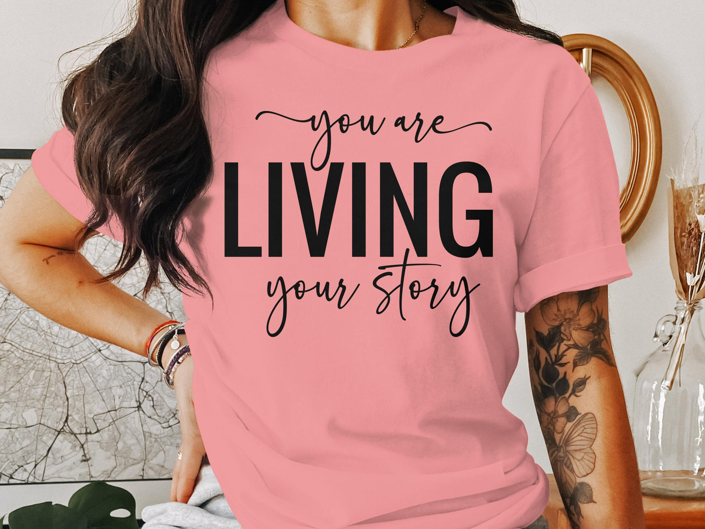 You Are Living Your Story Inspirational Shirt product type