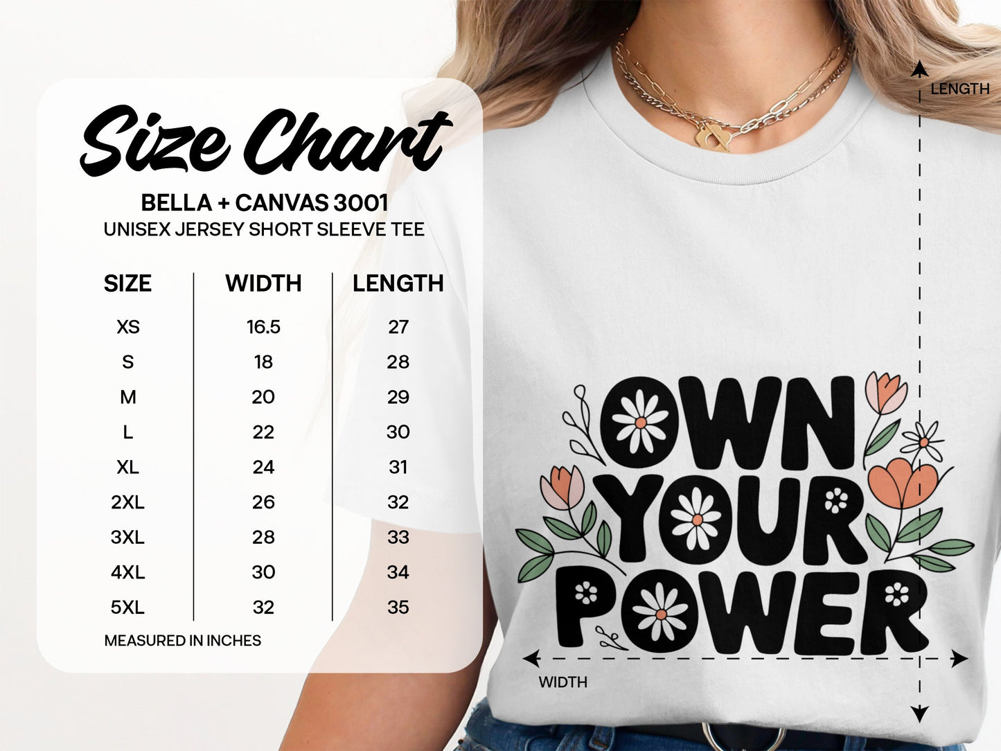 Own Your Power Graphic Unisex Jersey T-Shirt product