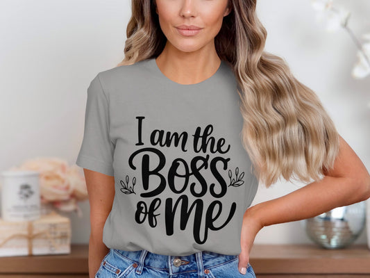 I Am The Boss Of Me Graphic Printed T-Shirt product
