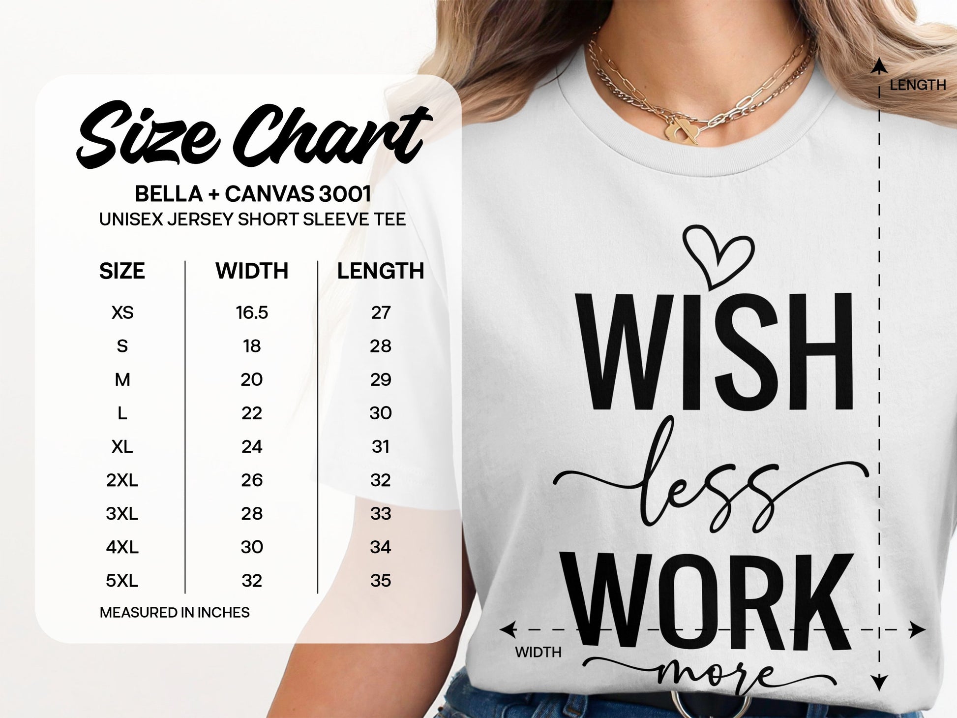 Wish Less Work More Short Sleeve Tee product