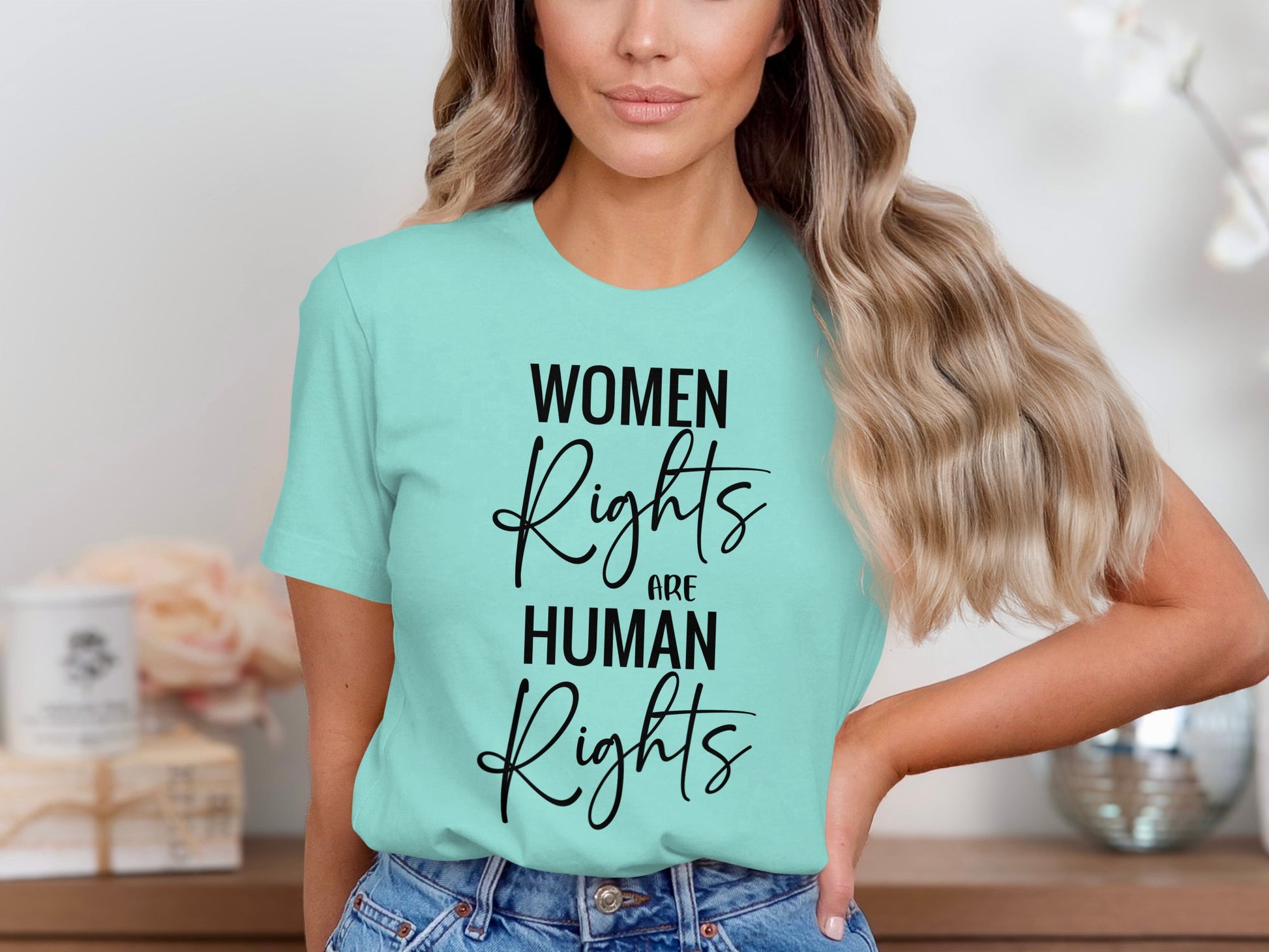 Women Rights Are Human Rights Graphic Tee product