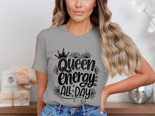 Queen Energy All Day Graphic Tee Shirt product type