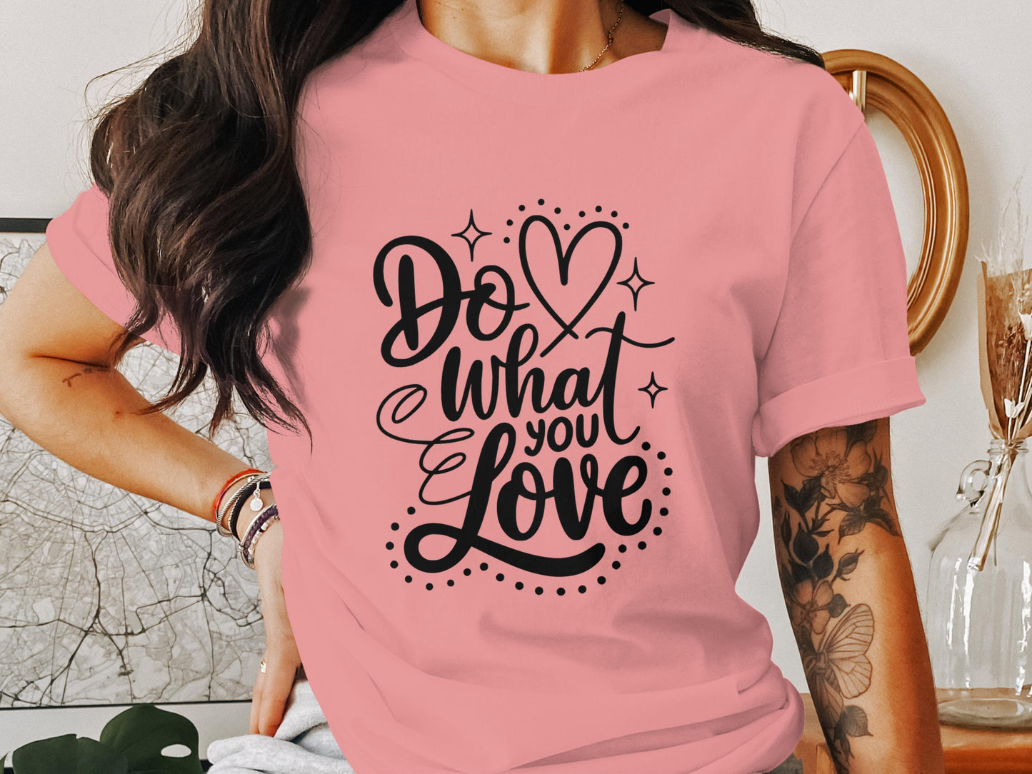 Do What You Love Artistic Graphic Tee product type