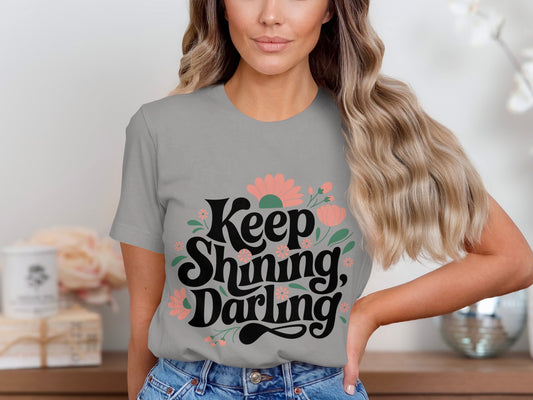 Keep Shining Darling Graphic Tee shirt product type